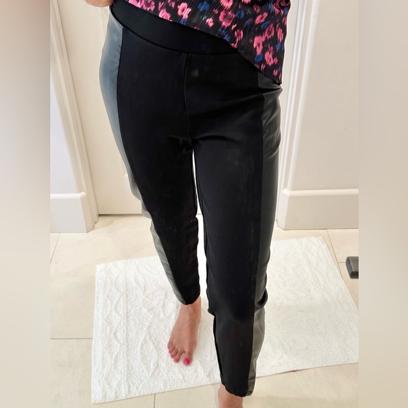 BCBG MaxAzria Faux Leather Leggings M - Picture 3 of 8